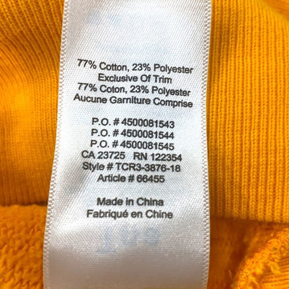 Aritzia TNA Cropped Hoodie Pullover in Dark Yellow/ Orange size M - Picture 7 of 7